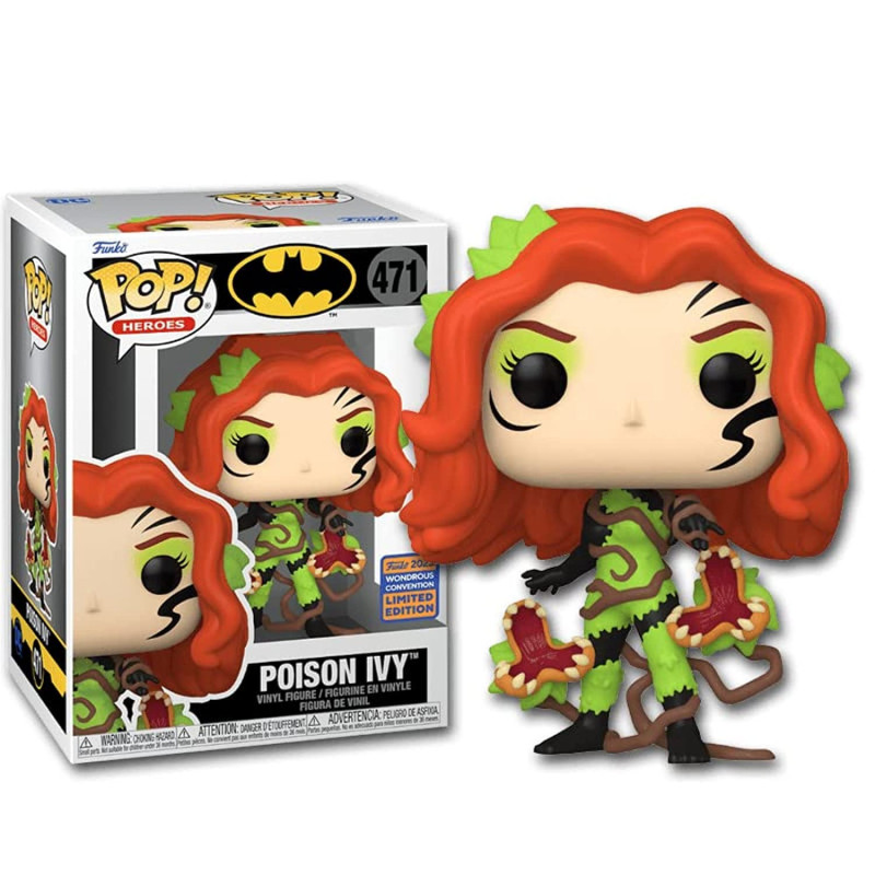 POISON IVY WITH VINES / BATMAN / FIGURINE FUNKO POP / EXCLUSIVE WONDROUS 2023