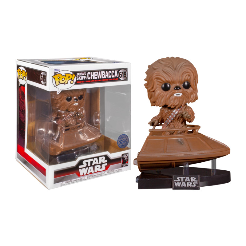 JABBAS SKIFF LUKE CHEWBACCA / STAR WARS / FIGURINE FUNKO POP / EXCLUSIVE SPECIAL EDITION