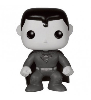 SUPERMAN NOIR ET BLANC / SUPER HEROES / FIGURINE FUNKO POP / UNDERGROUND TOYS EXCLUSIVE