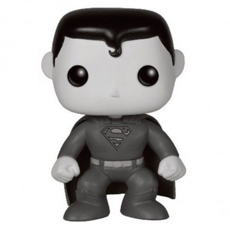 SUPERMAN NOIR ET BLANC / SUPER HEROES / FIGURINE FUNKO POP / UNDERGROUND TOYS EXCLUSIVE