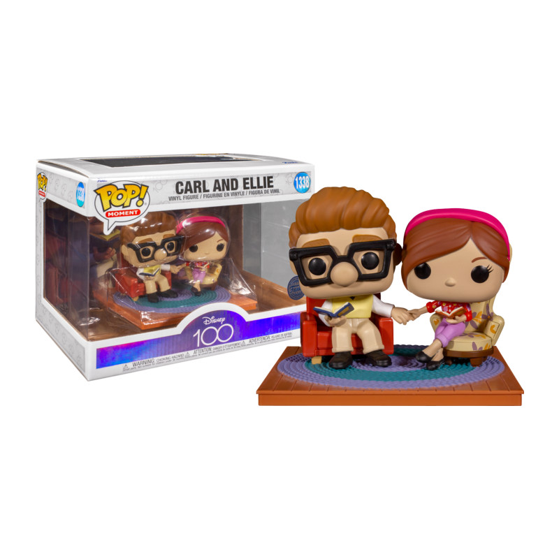 Figurine Carl And Ellie / La Haut / Funko Pop Disney 1338 / Exclusive  Special Edition