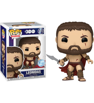 LEONIDAS BATTLE WORN / 300 / FIGURINE FUNKO POP / EXCLUSIVE SPECIAL EDITION