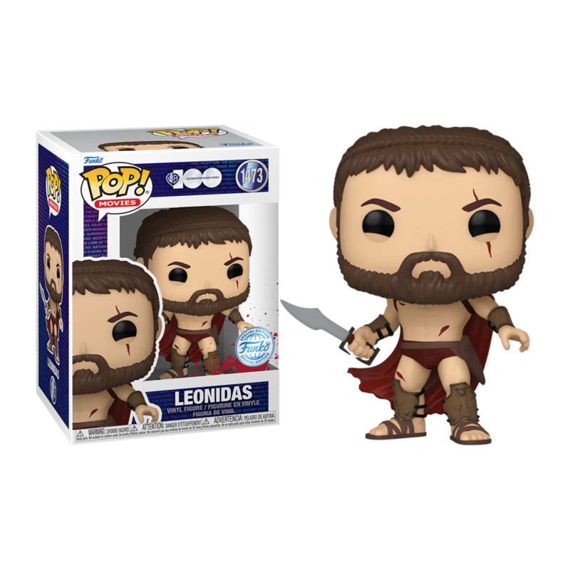 LEONIDAS BATTLE WORN / 300 / FIGURINE FUNKO POP / EXCLUSIVE SPECIAL EDITION