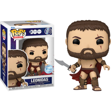 LEONIDAS BATTLE WORN / 300 / FIGURINE FUNKO POP / EXCLUSIVE SPECIAL EDITION