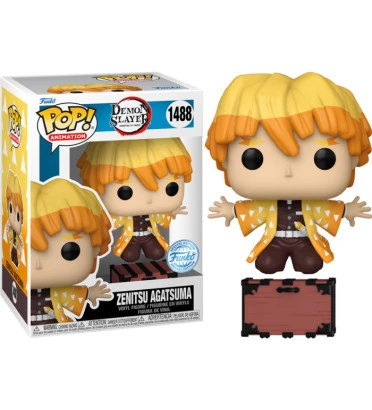 ZENITSU AGATSUMA WITH BOX / DEMON SLAYER / FIGURINE FUNKO POP / EXCLUSIVE SPECIAL EDITION ZENITSU AGATSUMA WITH BOX / DEMON SLAYER / FIGURINE FUNKO POP / EXCLUSIVE SPECIAL EDITION
