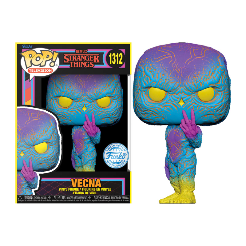 VECNA BLACKLIGHT / STRANGER THINGS / FIGURINE FUNKO POP / EXCLUSIVE SPECIAL EDITION