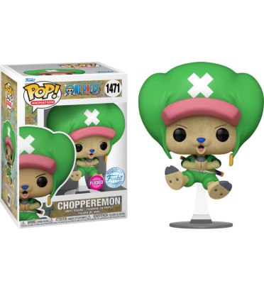 CHOPPEREMON / ONE PIECE / FIGURINE FUNKO POP / EXCLUSIVE SPECIAL EDITION / FLOCKED CHOPPEREMON / ONE PIECE / FIGURINE FUNKO POP / EXCLUSIVE SPECIAL EDITION / FLOCKED