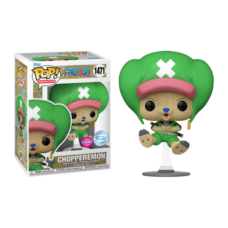 CHOPPEREMON / ONE PIECE / FIGURINE FUNKO POP / EXCLUSIVE SPECIAL EDITION / FLOCKED