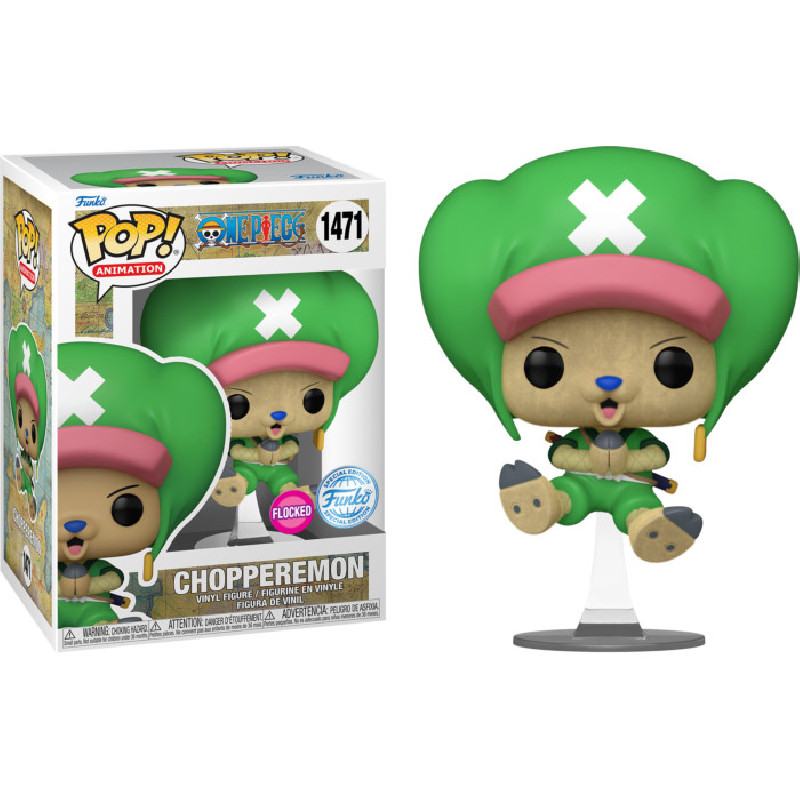 CHOPPEREMON / ONE PIECE / FIGURINE FUNKO POP / EXCLUSIVE SPECIAL EDITION / FLOCKED CHOPPEREMON / ONE PIECE / FIGURINE FUNKO POP / EXCLUSIVE SPECIAL EDITION / FLOCKED