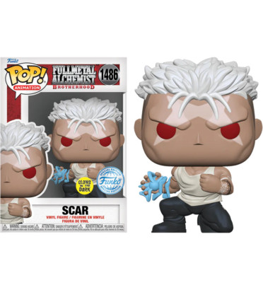 SCAR / FULLMETAL ALCHEMIST BROTHERHOOD / FIGURINE FUNKO POP / EXCLUSIVE SPECIAL EDITION / GITD SCAR / FULLMETAL ALCHEMIST BROTHERHOOD / FIGURINE FUNKO POP / EXCLUSIVE SPECIAL EDITION / GITD