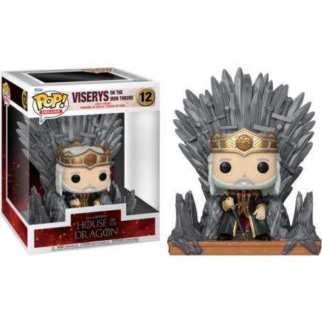 VISERYS ON THE IRON THRONE / GAME OF THRONES HOUSE OF THE DRAGON / FIGURINE FUNKO POP