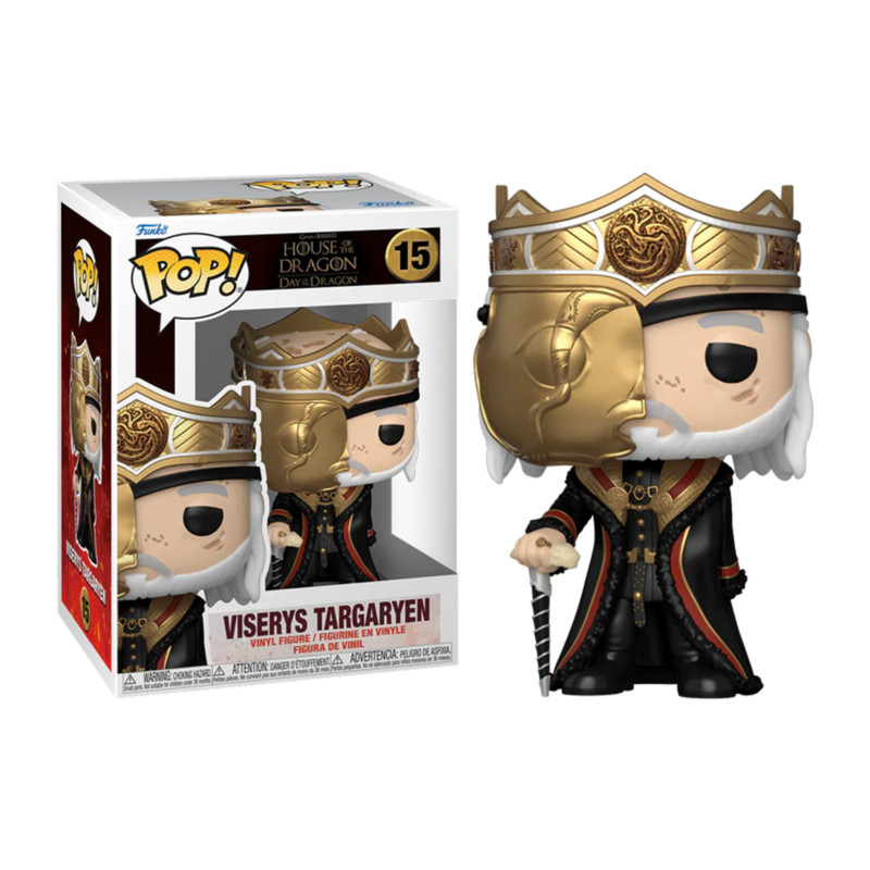 MASKED VISERYS TARGARYEN / GAME OF THRONES HOUSE OF THE DRAGON / FIGURINE FUNKO POP