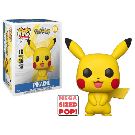 PIKACHU SUPER SIZE / POKEMON / FIGURINE FUNKO POP