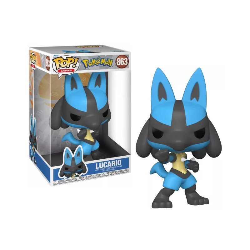 LUCARIO OVERSIZED / POKEMON / FIGURINE FUNKO POP