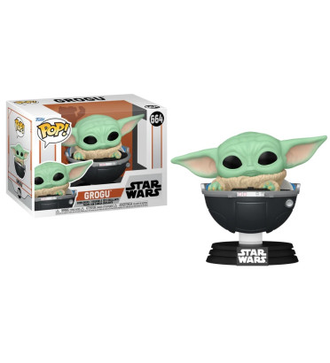 GROGU WITH PRAMA / STAR WARS THE MANDALORIAN / FIGURINE FUNKO POP