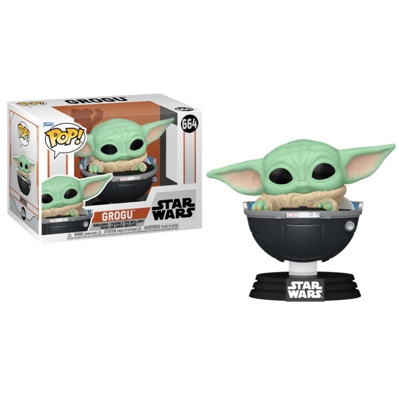 GROGU WITH PRAMA / STAR WARS THE MANDALORIAN / FIGURINE FUNKO POP