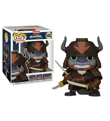 APPA WITH ARMOR OVERSIZED / AVATAR NICKELODEON / FIGURINE FUNKO POP