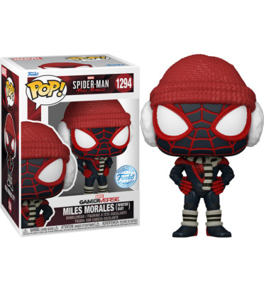 MILES MORALES WINTER SUIT / SPIDER MAN MILES MORALES / FIGURINE FUNKO POP / EXCLUSIVE SPECIAL EDITION MILES MORALES WINTER SUIT / SPIDER MAN MILES MORALES / FIGURINE FUNKO POP / EXCLUSIVE SPECIAL EDITION