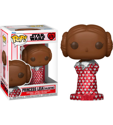 PRINCESS LEIA VALENTINE CHOCOLATE / STAR WARS / FIGURINE FUNKO POP PRINCESS LEIA VALENTINE CHOCOLATE / STAR WARS / FIGURINE FUNKO POP