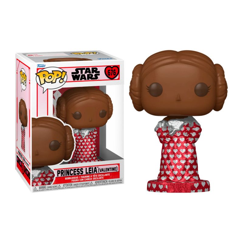 PRINCESS LEIA VALENTINE CHOCOLATE / STAR WARS / FIGURINE FUNKO POP