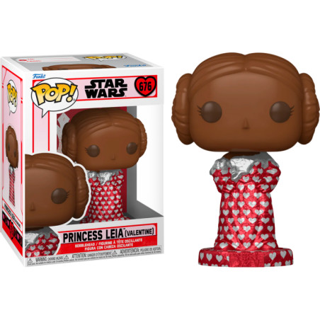 PRINCESS LEIA VALENTINE CHOCOLATE / STAR WARS / FIGURINE FUNKO POP