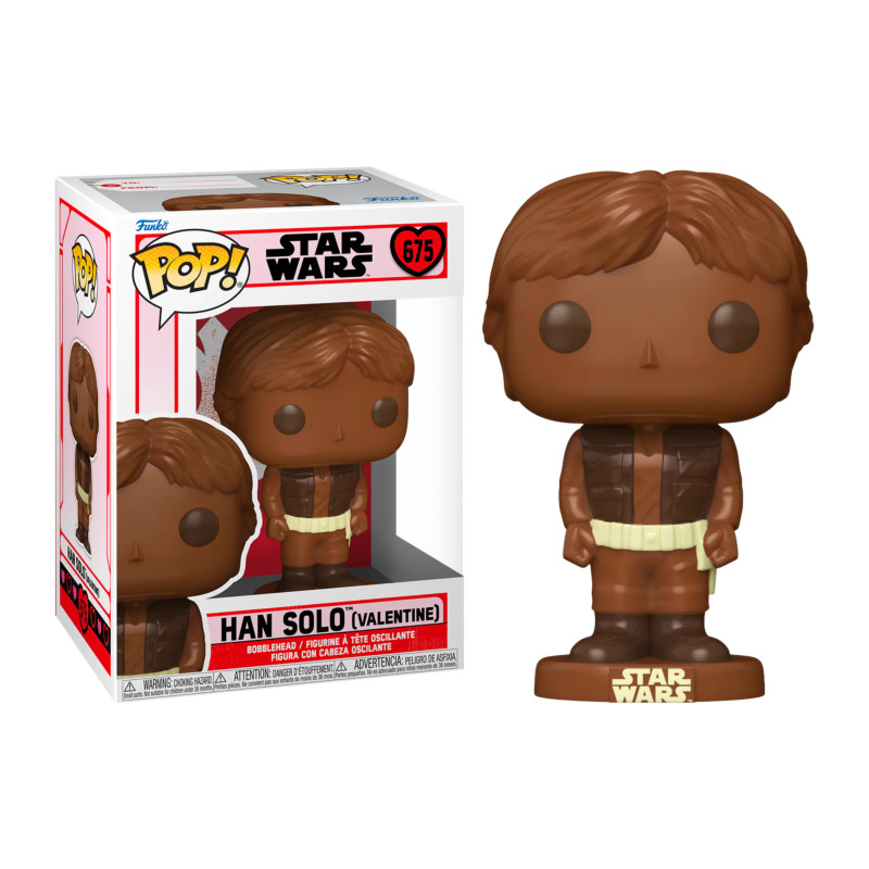 Han Solo 65843 Figurine Funko POP ! x Star Wars en vinyle avec support + 1  lot de cartes à collectionner officielles Star Wars : : Jeux et  Jouets