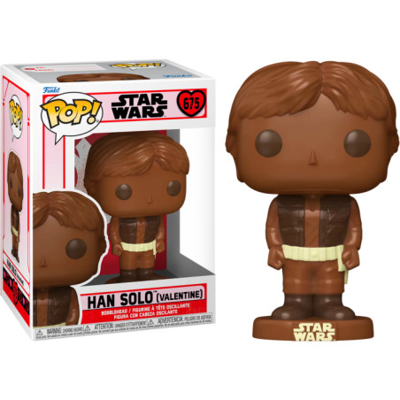 HAN SOLO VALENTINE CHOCOLATE / STAR WARS / FIGURINE FUNKO POP