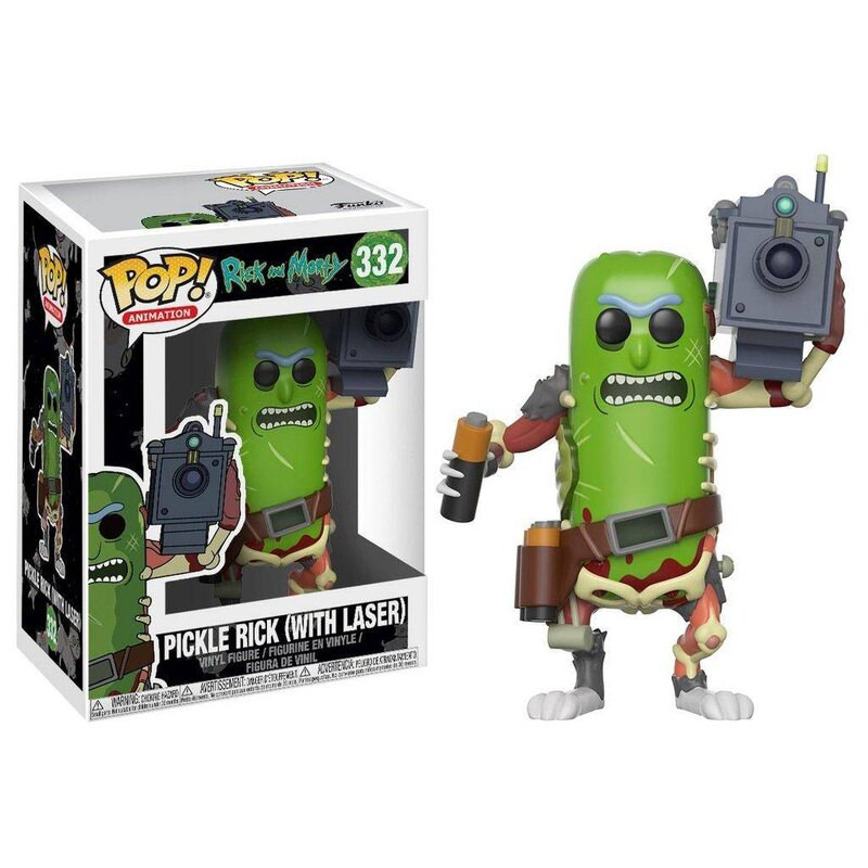 PICKLE RICK WITH LASER / RICK ET MORTY / FIGURINE FUNKO POP