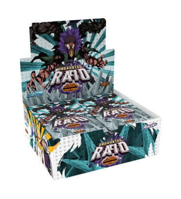 DISPLAY DE 24 BOOSTERS MY HERO ACADEMIA SERIES 5 UNDAUNTED RAID / CARTE ANGLAISE