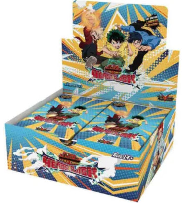 DISPLAY DE 24 BOOSTERS MY HERO ACADEMIA SERIES 3 HEROES CLASH / CARTE ANGLAISE