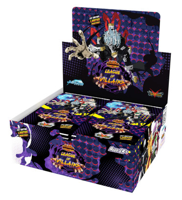 DISPLAY DE 24 BOOSTERS MY HERO ACADEMIA SERIES 4 LEAGUE OF VILLAINS / CARTE ANGLAISE