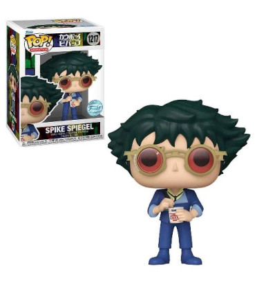 SPIKE SPIEGEL WITH NOODLES / COWBOY BEBOP / FIGURINE FUNKO POP / EXCLUSIVE SPECIAL EDITION