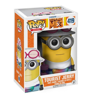 JERRY TOURISTE / MOI MOCHE ET MÉCHANT / FIGURINE FUNKO POP