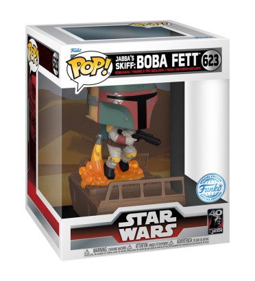 JABBAS SKIFF BOBA FETT / STAR WARS / FIGURINE FUNKO POP / EXCLUSIVE SPECIAL EDITION