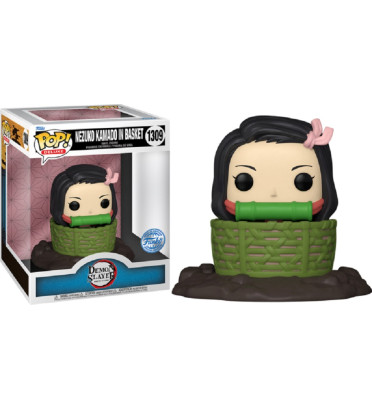 NEZUKO KAMADO IN BASKET / DEMON SLAYER / FIGURINE FUNKO POP / EXCLUSIVE SPECIAL EDITION