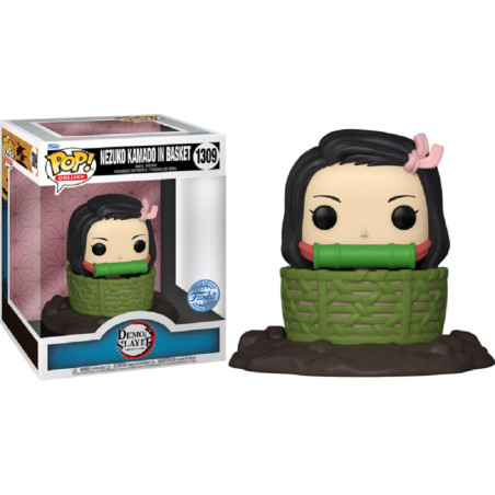 NEZUKO KAMADO IN BASKET / DEMON SLAYER / FIGURINE FUNKO POP / EXCLUSIVE SPECIAL EDITION