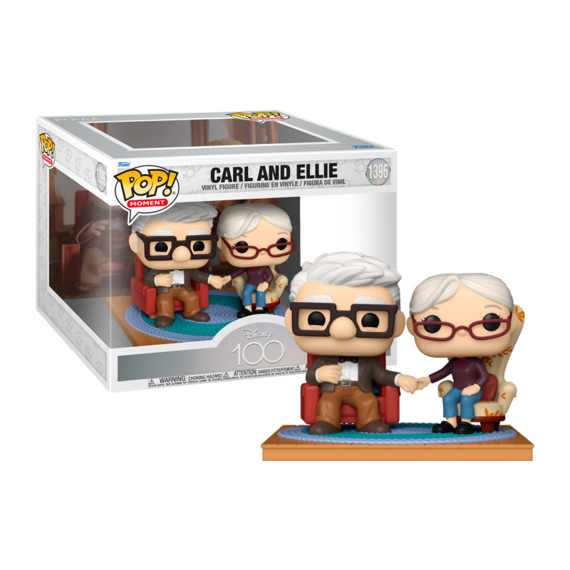 CARL AND ELLIE OLD / LA HAUT / FIGURINE FUNKO POP / EXCLUSIVE SPECIAL EDITION