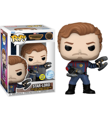 STAR-LORD / LES GARDIENS DE LA GALAXIE 3 / FIGURINE FUNKO POP / EXCLUSIVE SPECIAL EDITION / GITD