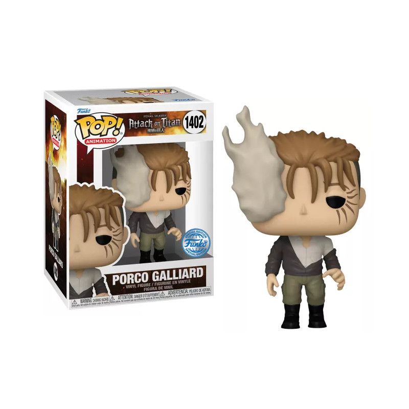 PORCO GALLIARD / ATTACK ON TITAN / FIGURINE FUNKO POP / EXCLUSIVE SPECIAL EDITION