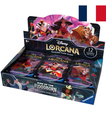 BOITE DE 24 BOOSTERS LORCANA RISE OF THE FLOODBORN / CARTE VF