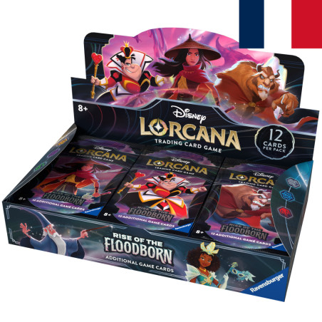 BOITE DE 24 BOOSTERS LORCANA RISE OF THE FLOODBORN / CARTE VF