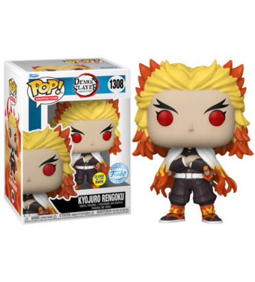 KYOJURO RENGOKU / DEMON SLAYER / FIGURINE FUNKO POP / EXCLUSIVE SPECIAL EDITION / GITD