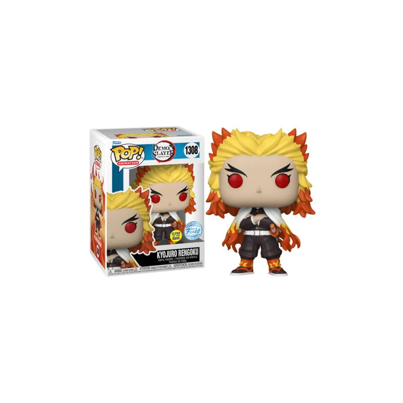 KYOJURO RENGOKU / DEMON SLAYER / FIGURINE FUNKO POP / EXCLUSIVE SPECIAL EDITION / GITD KYOJURO RENGOKU / DEMON SLAYER / FIGURINE FUNKO POP / EXCLUSIVE SPECIAL EDITION / GITD