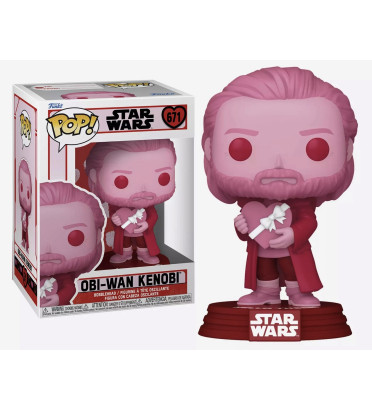 OBI-WAN KENOBI VALENTINES / STAR WARS OBI-WAN / FIGURINE FUNKO POP OBI-WAN KENOBI VALENTINES / STAR WARS OBI-WAN / FIGURINE FUNKO POP