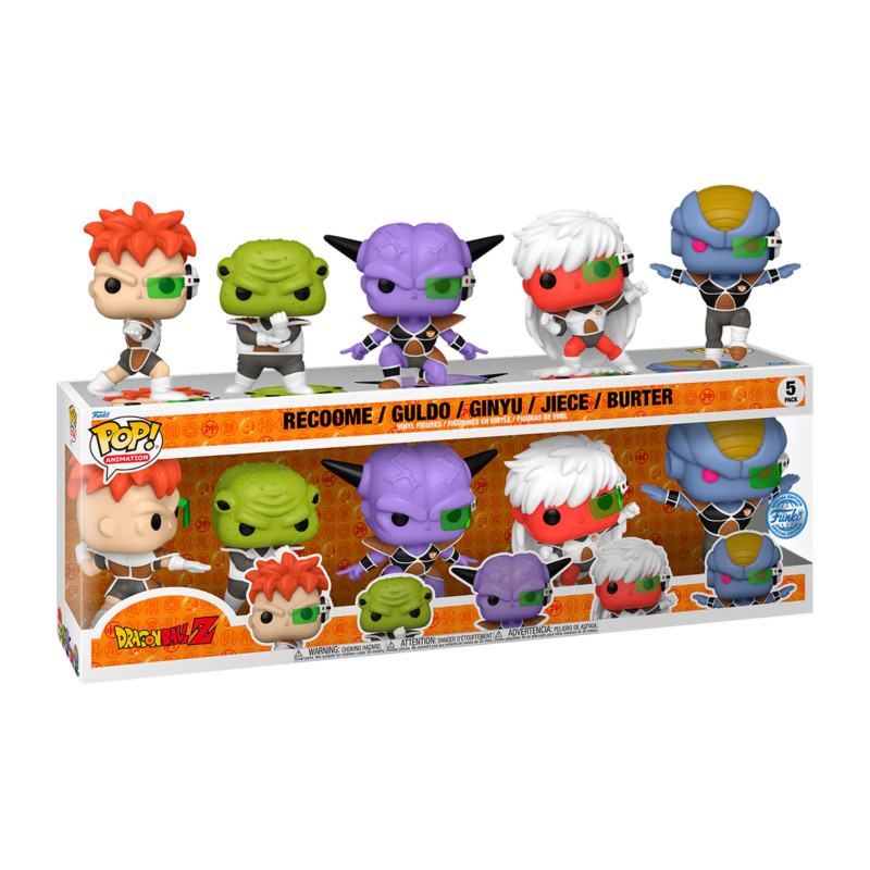 5 PACK GINYU FORCE / DRAGON BALL Z / FIGURINE FUNKO POP / EXCLUSIVE SPECIAL EDITION