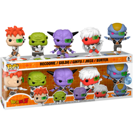 5 PACK GINYU FORCE / DRAGON BALL Z / FIGURINE FUNKO POP / EXCLUSIVE SPECIAL EDITION