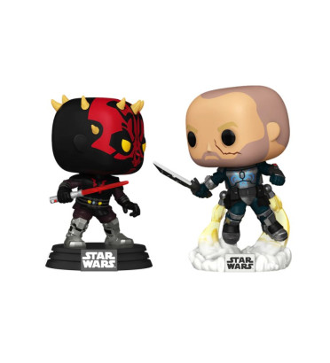 2 PACK DARTH MAUL VS PRE VIZSLA / STAR WARS / FIGURINE FUNKO POP / EXCLUSIVE SPECIAL EDITION