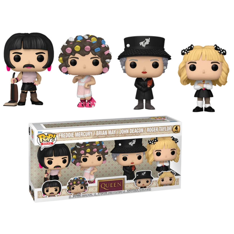 4 PACK QUEEN I WANT TO BREAK FREE / QUEEN / FIGURINE FUNKO POP