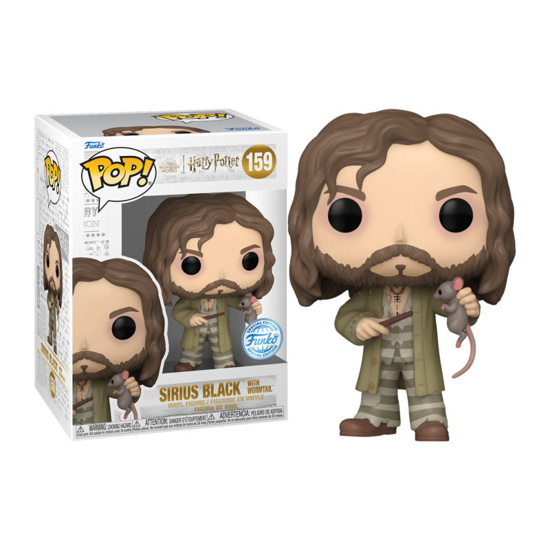 SIRIUS BLACK WITH WORMTAIL / HARRY POTTER / FIGURINE FUNKO POP / EXCLUSIVE SPECIAL EDITION