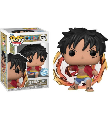 RED HAWK LUFFY / ONE PIECE / FIGURINE FUNKO POP / EXCLUSIVE SPECIAL EDITION